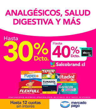 Analgesicos salud digestiva