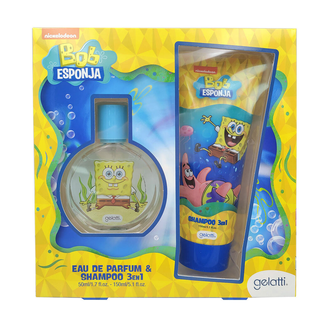Gelatti Kids Perfume 50 + Shampoo 3 en 1 Bob Esponja