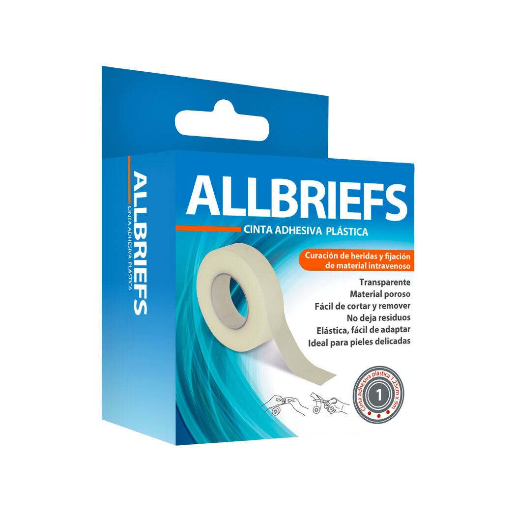 Allbirefs Cinta Adhesiva Plástica 1.25cmx9m
