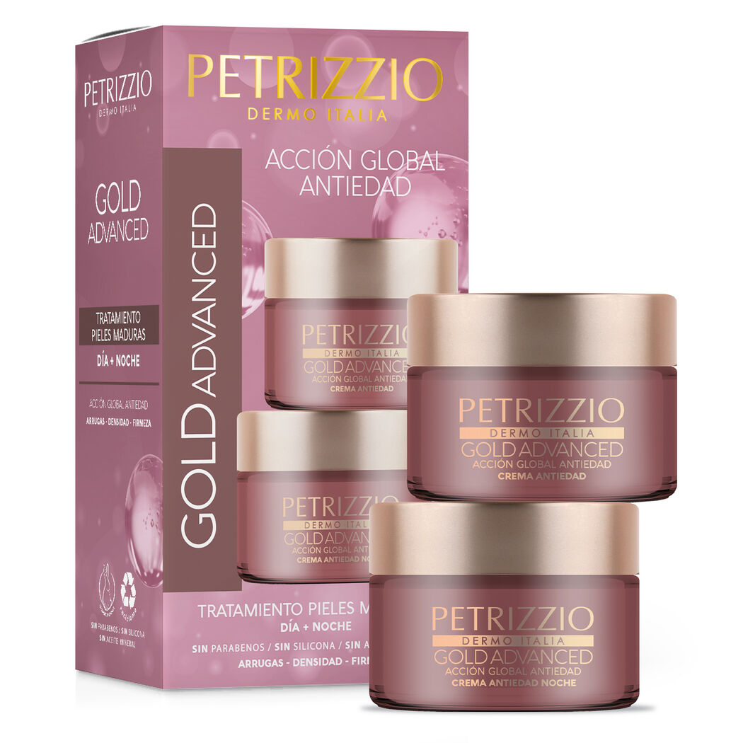 Petrizzio Estuche Crema Gold Advanced Día + Noche