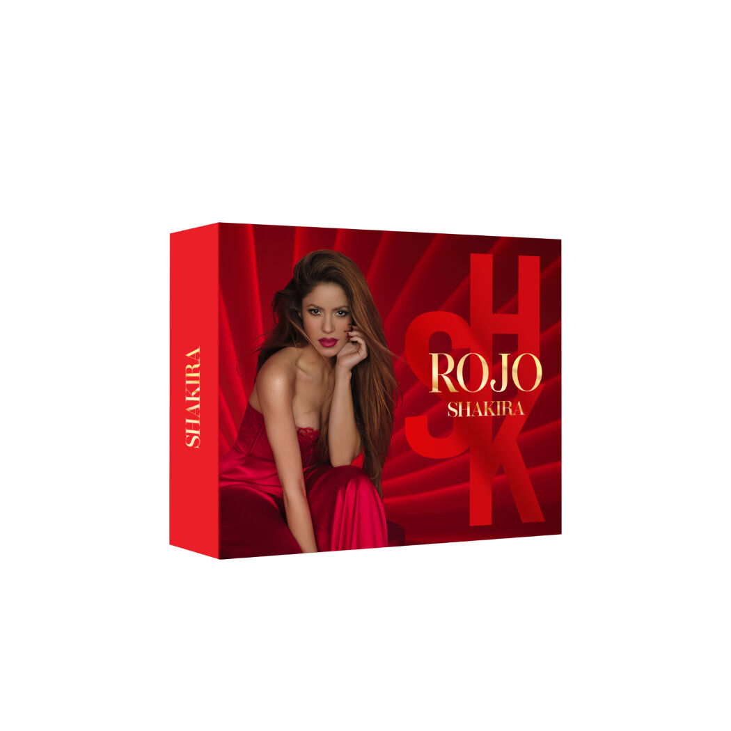 Set Regalo Shakira Perfume Mujer Rojo EDP 50ml + Body Lotion 75ml