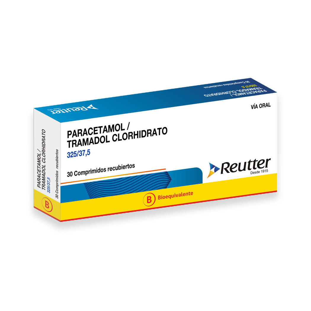 Paracetamol / Tramadol (B) 325/37.5 30 Comprimidos Recubiertos
