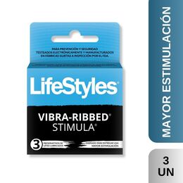 Preservativos Vibra Ribbed Stimula