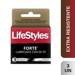 Preservativos LifeStyles Forte 