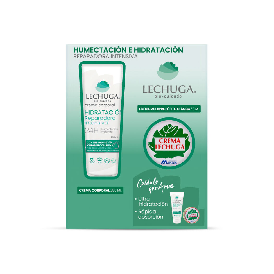 Lechuga Crema Multipropósito Clásica + Crema Intensiva