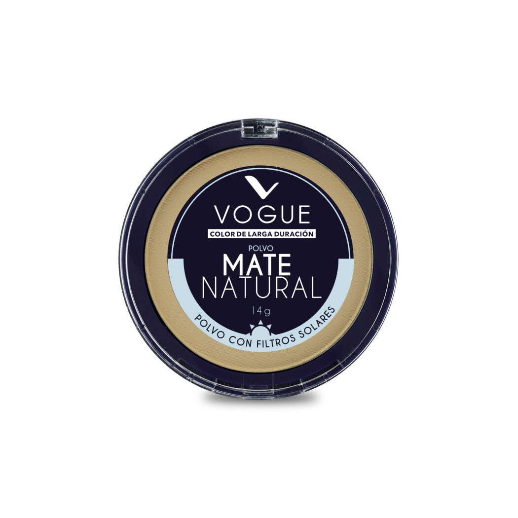 Polvo Compacto Natural Mate Canela Vogue