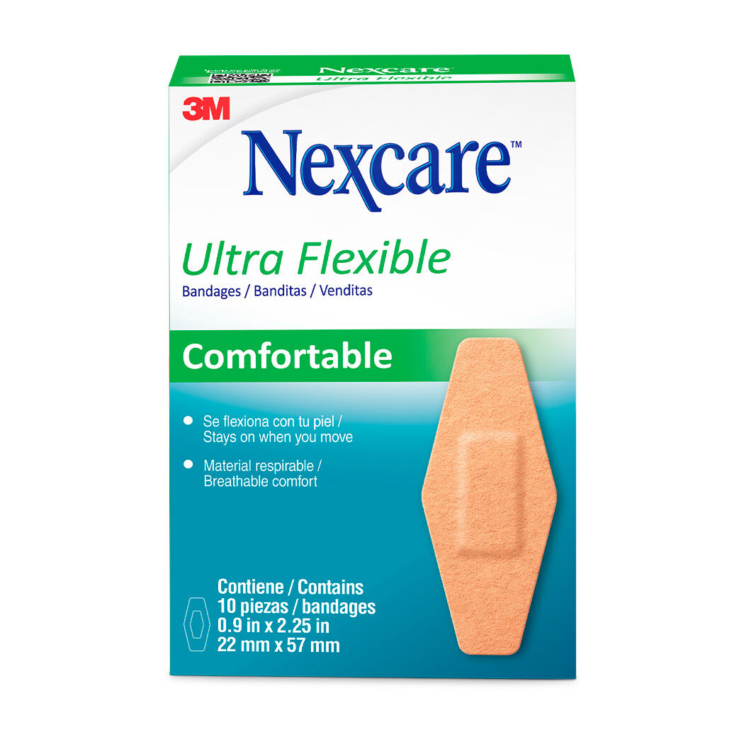Parches Nexcare™ Ultra Flexibles 10 Unidades