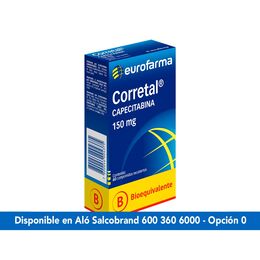 Corretal (B) Capecitabina 150mg 60 Comprimidos Recubiertos