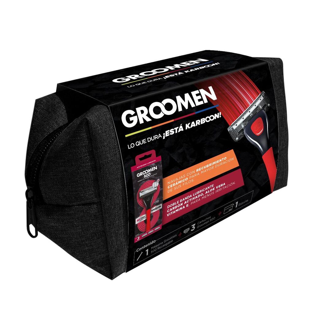Pack Día del Padre Groomen 500 x3 + Bolso