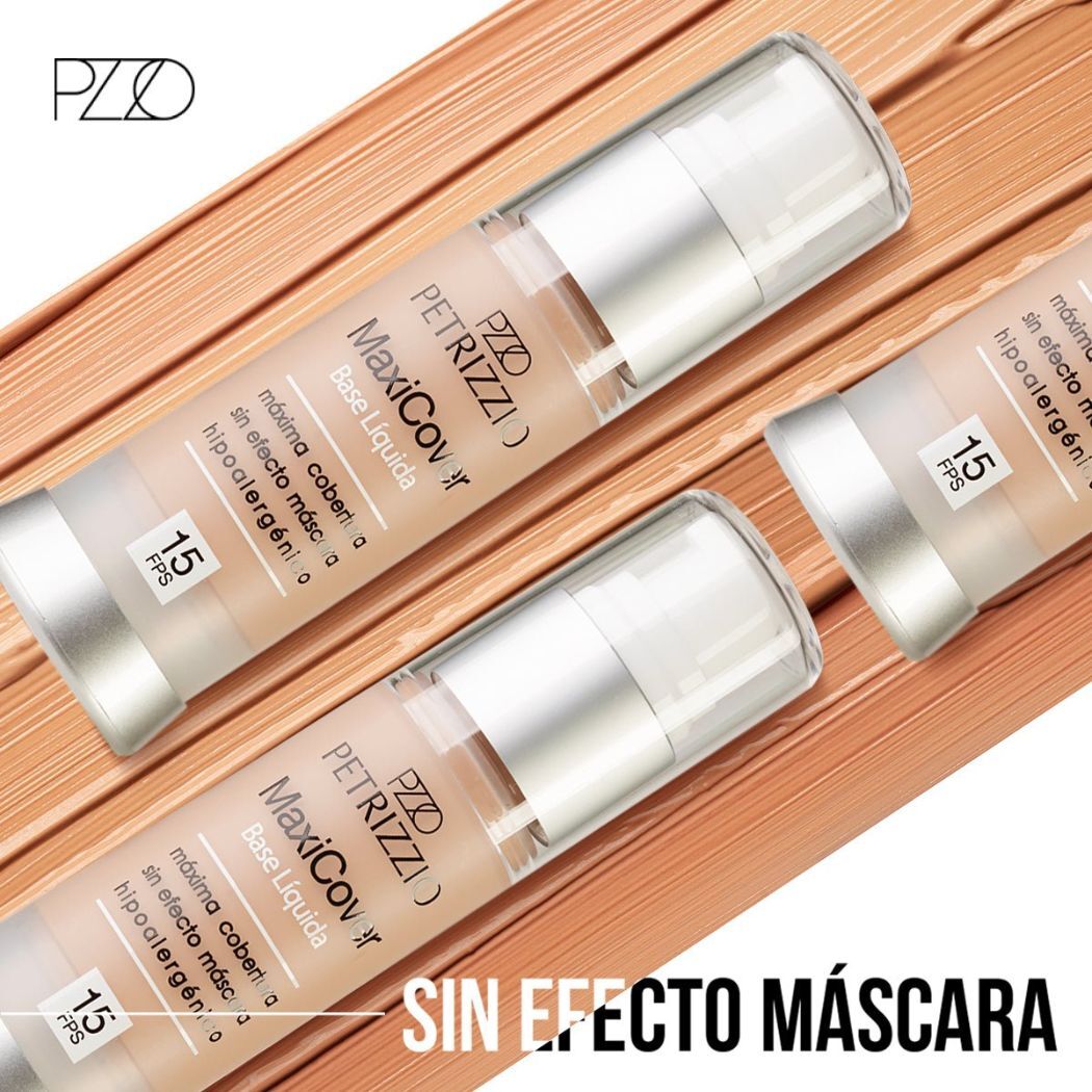 Base líquida Maxi Cover FPS 15 Rose Beige 02