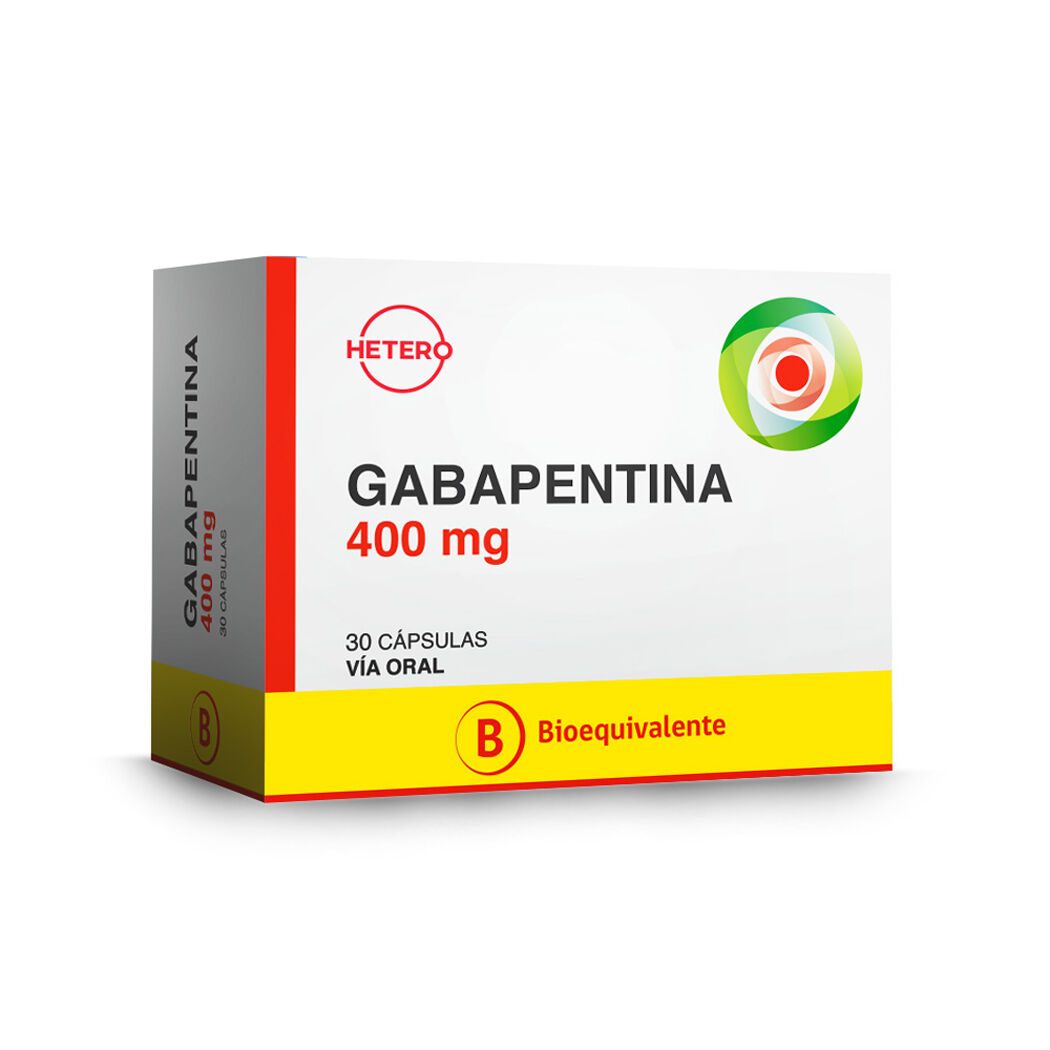 Gabapentina (B) 400mg 30 Cápsulas