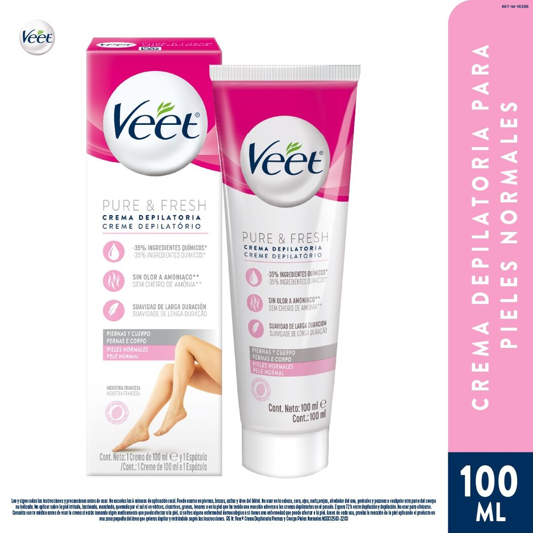 Veet Crema Depilatoria Corporal Piel Normal 100ml