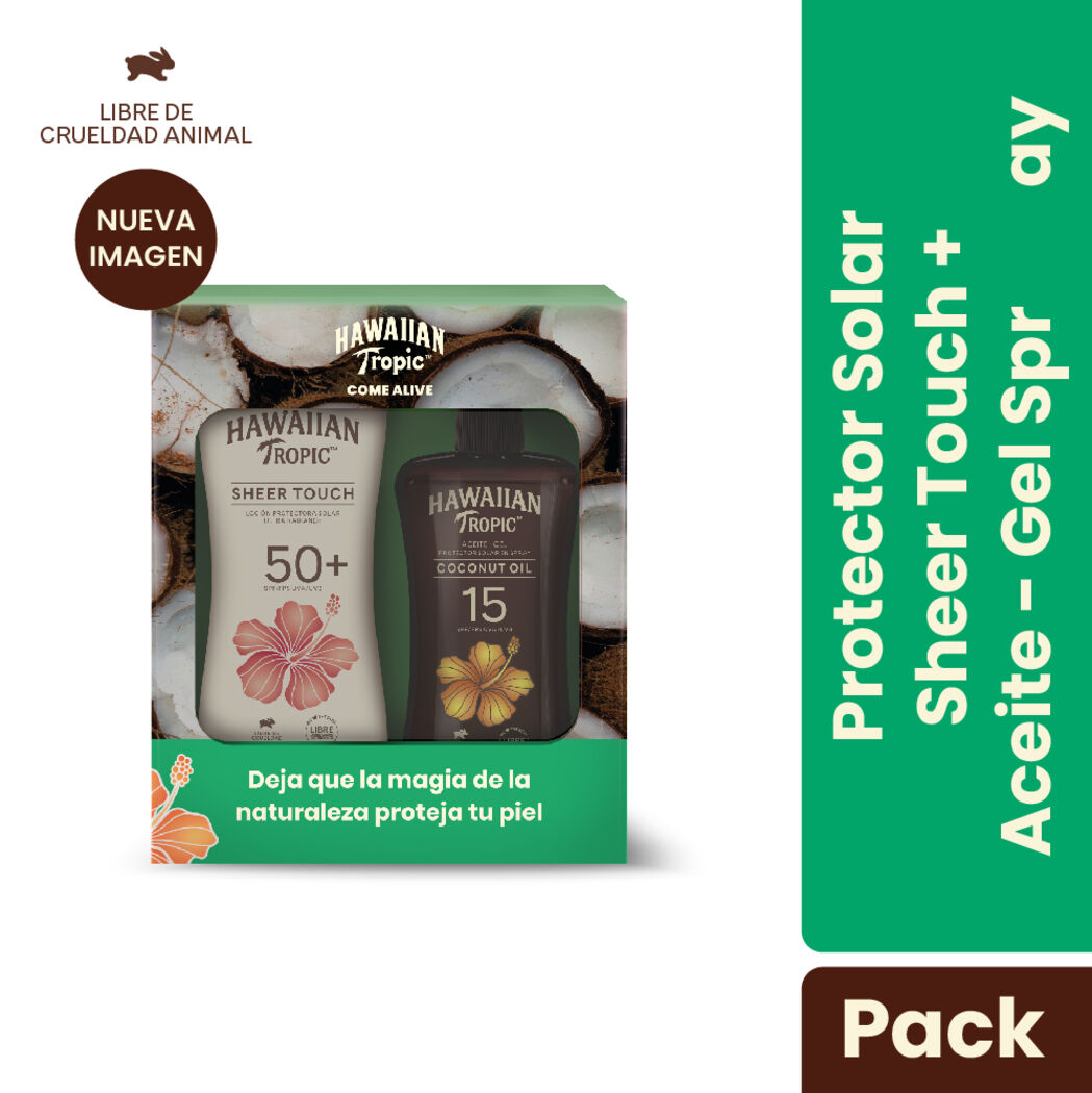 Pack Protector Solar FPS50 y Bronceador FPS15