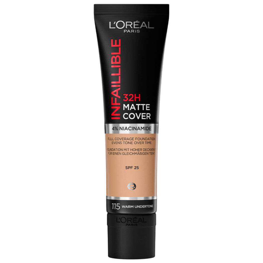 Base Infallible Matte Cover Foundation Frites 115 Beige Dore