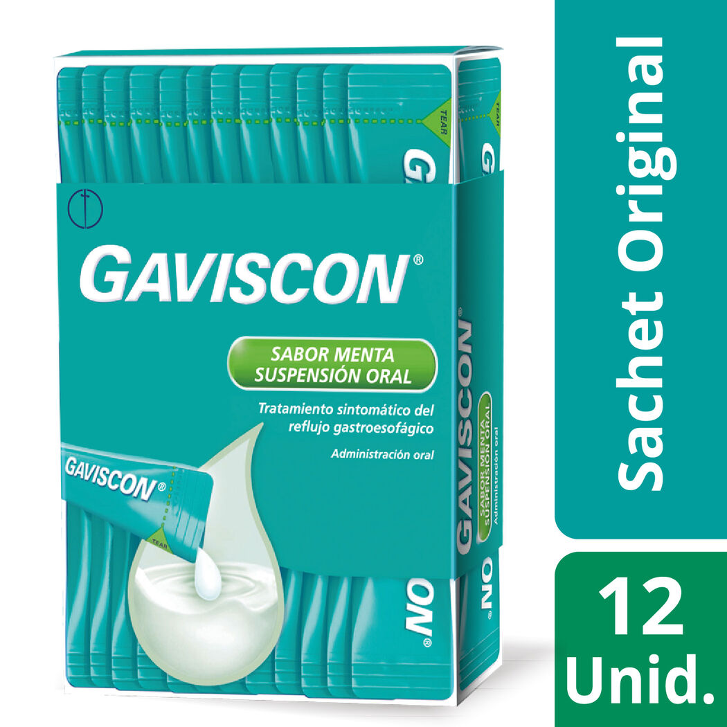 Gaviscon Oral Sachet Original 10ml 12 Unidades