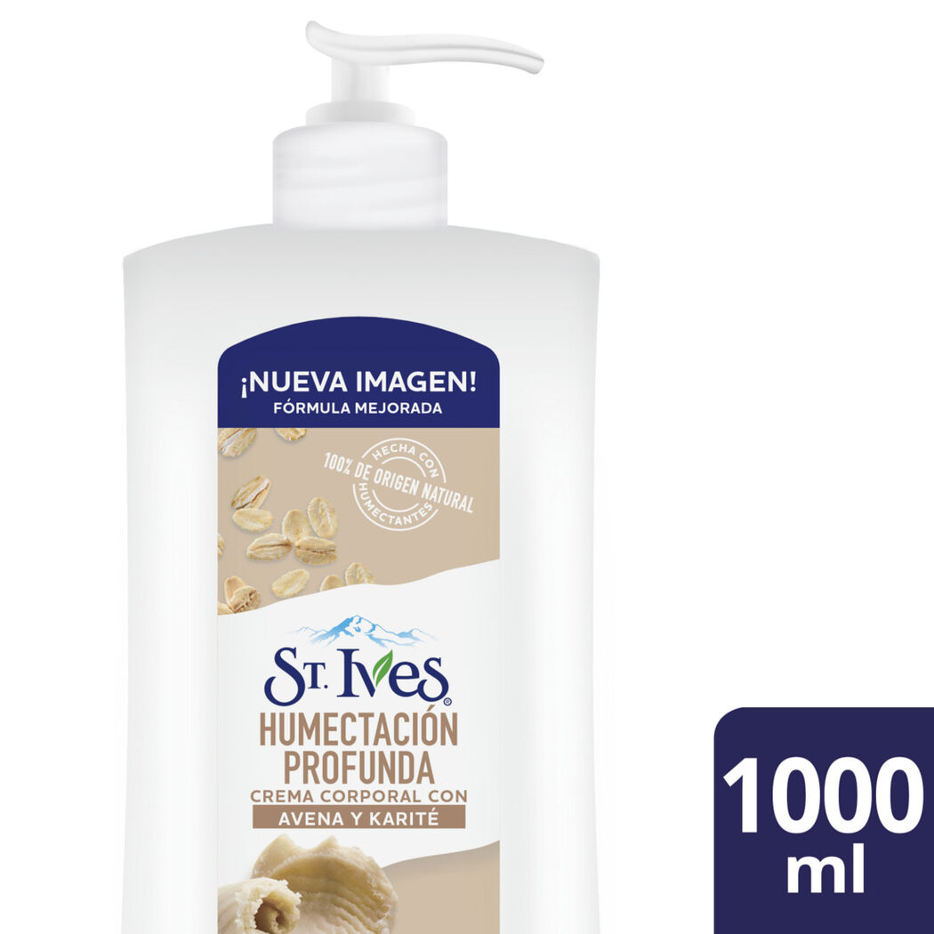 Crema Corporal Humectación Profunda Avena Y Karité 1L