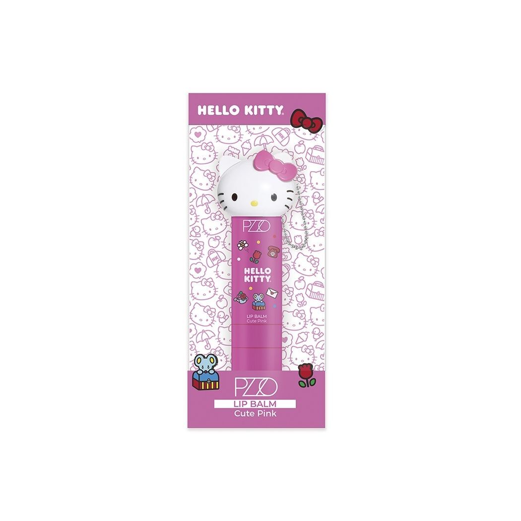 Pzzo Lip Balm Hidratante Hello Kitty Cute Pink