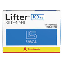 Lifter (B) Sildenafil 100mg 5 Comprimidos Recubiertos