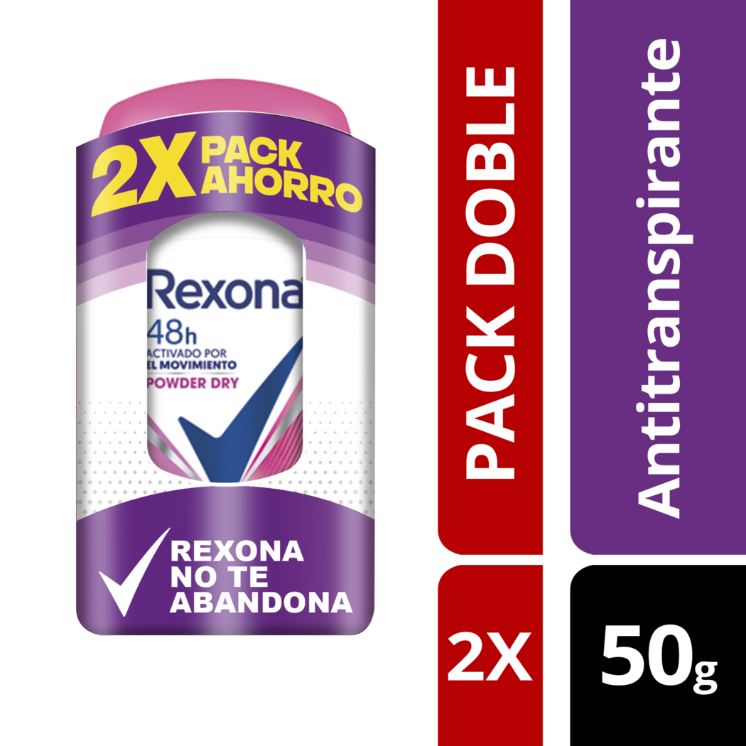 Pack Rexona Deo Stick AP Powder 2x50g