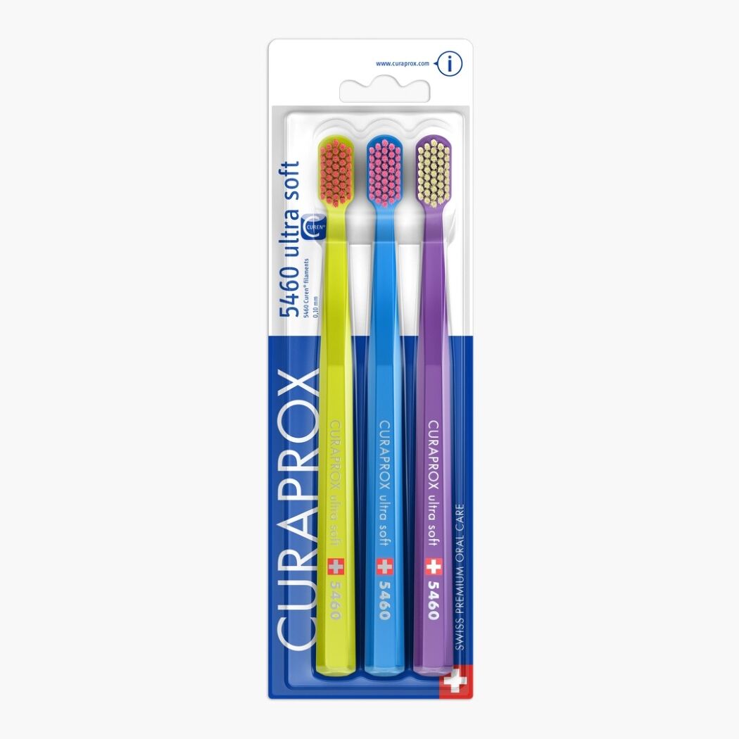 Pack Curaprox Cs 5460 Ultra Soft Blister 3 Unidades Variedad de Colores