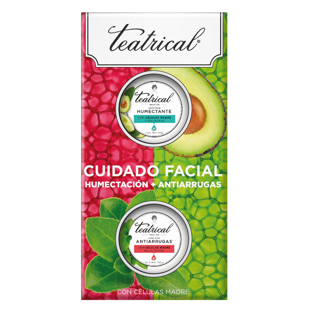 Pack Crema Humectante 100g + Crema Antiarrugas 100g
