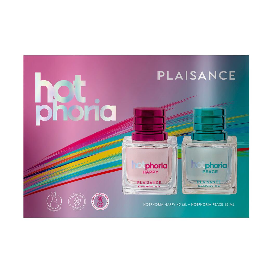 Plaisance Perfume Hot Phoria Happy 50ml + Peace 50ml