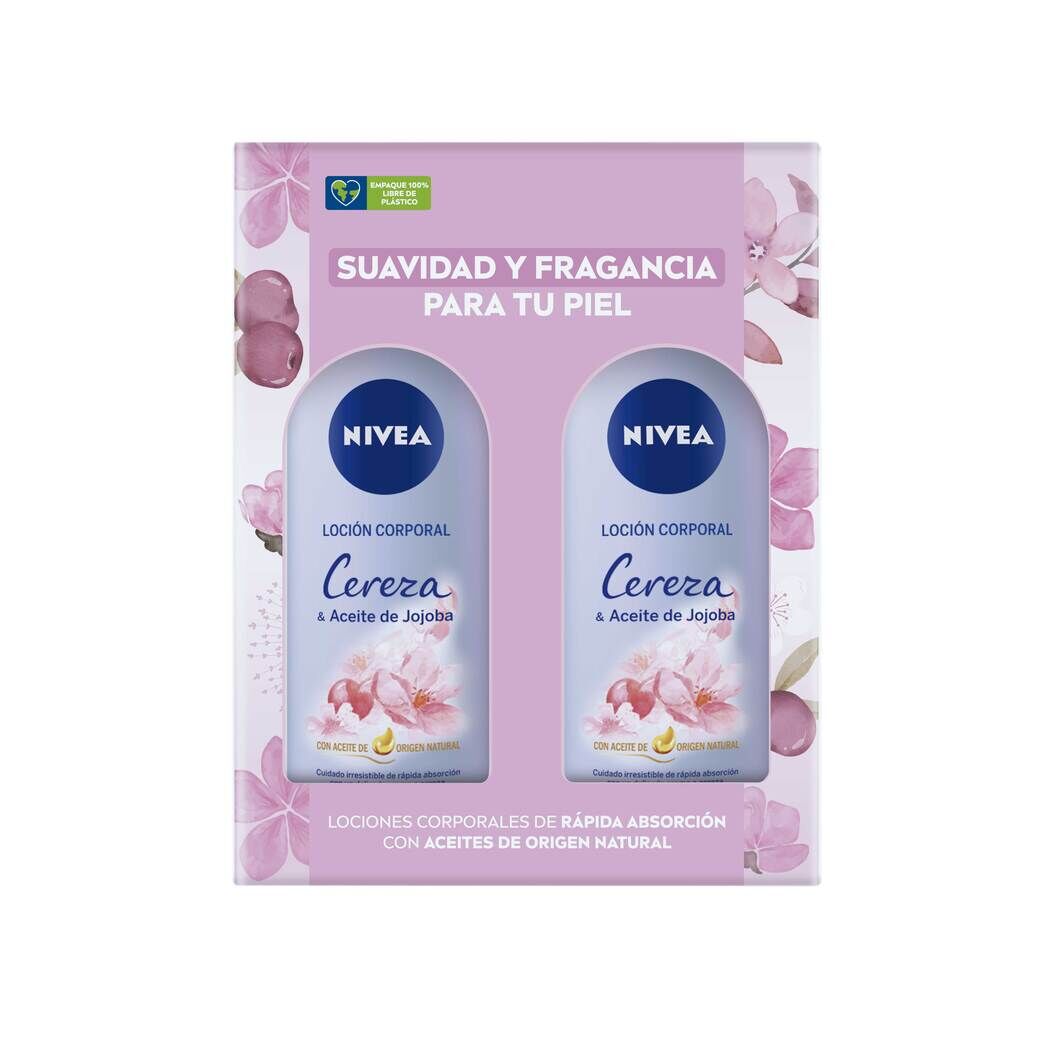 Nivea Loción Corporal Cereza 2x 400ml
