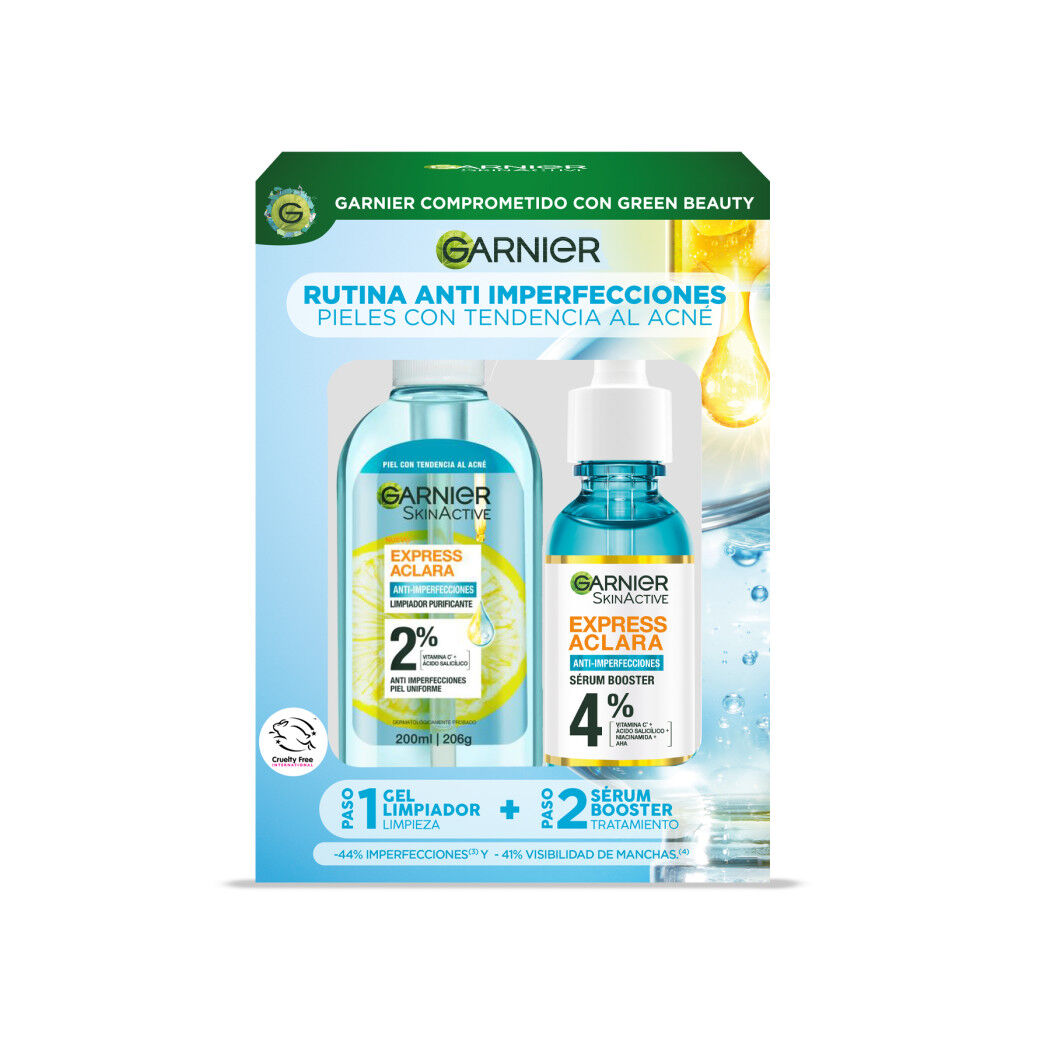 Garnier Skin Sérum Anti Acné + Gel Limpiador