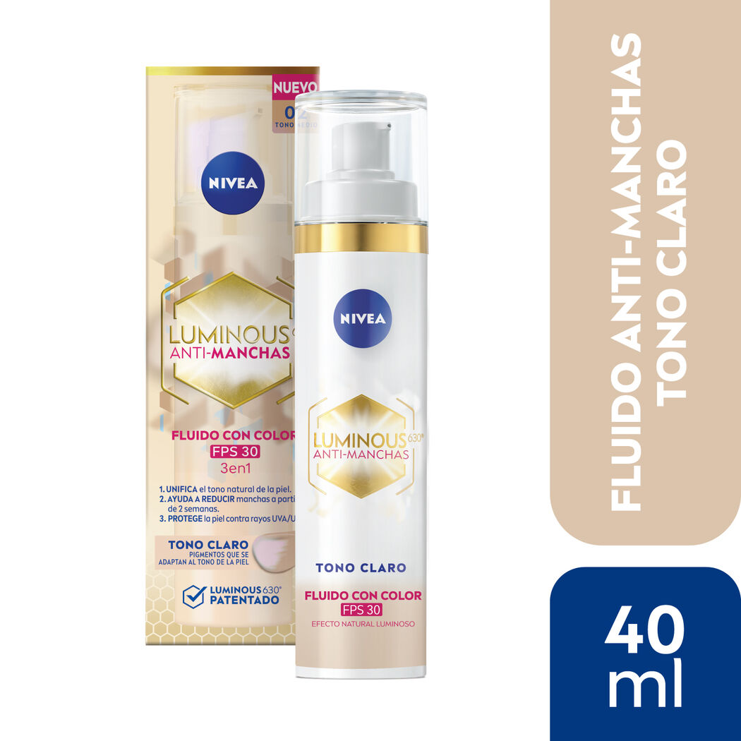 Nivea Luminous 630 Anti-Manchas Fluido de Día FPS 30 Tono Claro