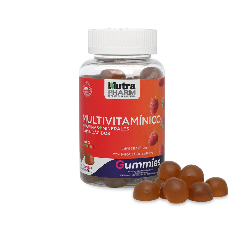 Multivitamínico Adultos Fresa 60 Gummies