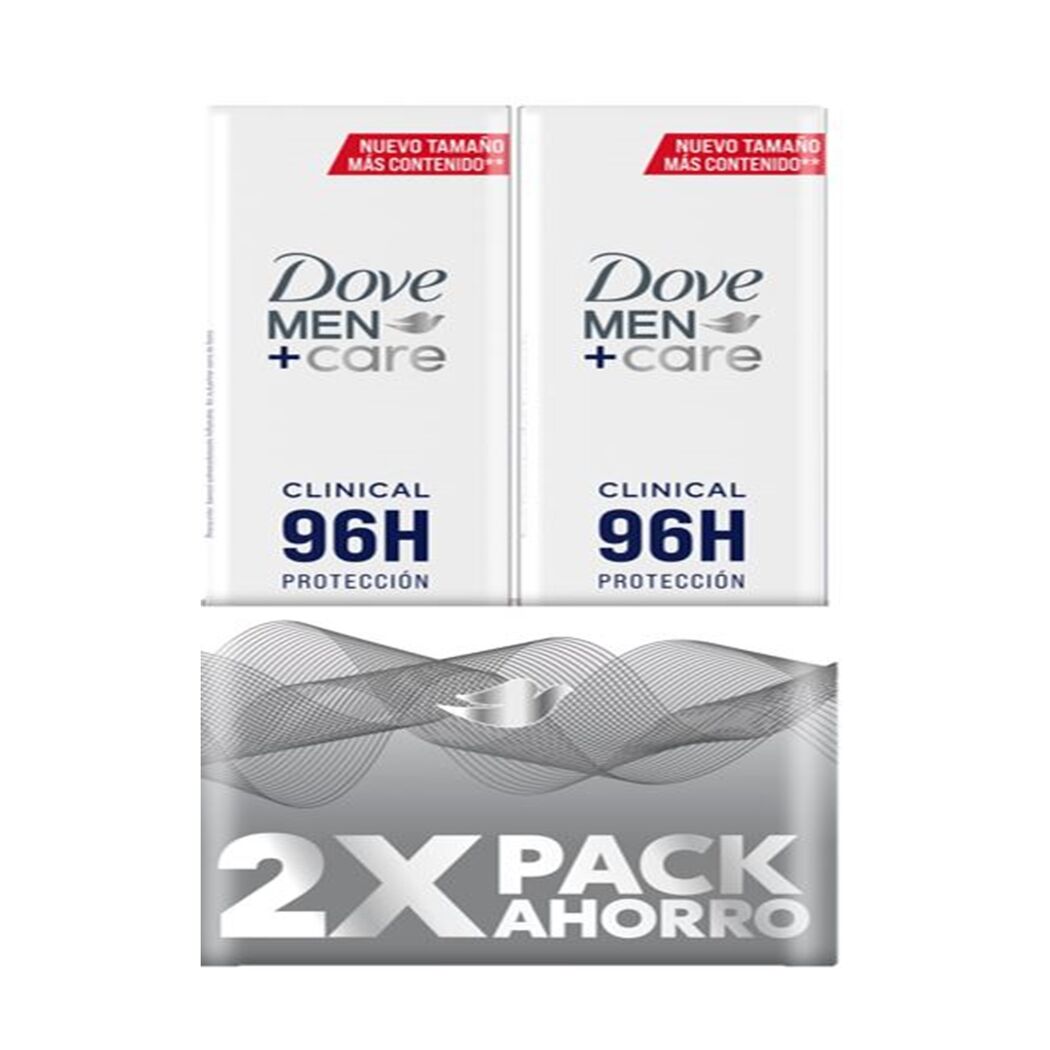 Dove Men Aerosol Clinical 96h 2 Unidades