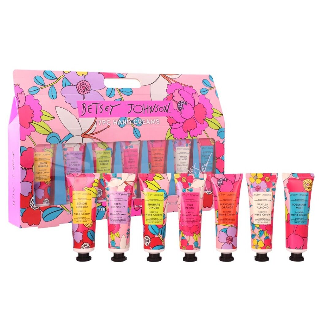 Set Cremas De Manos 7Pc Maleta Betsey Johnson
