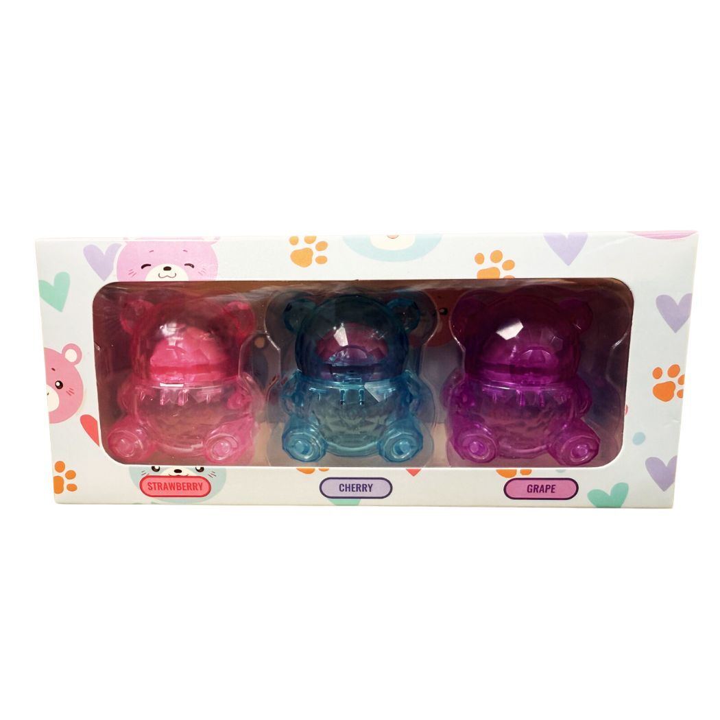 Bear Glow Lip Balm Set Bálsamos Labiales
