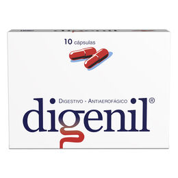 Digenil Simeticona / Pancreatina 10 Cápsulas