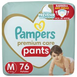 Pañales Pampers Premium Care Pants Talla M 76 Unidades