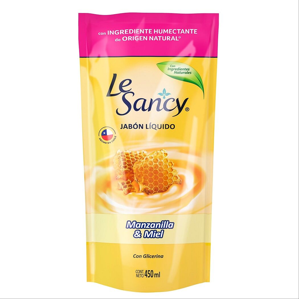 Le Sancy Jabón Líquido Manzanilla y Miel 450ml