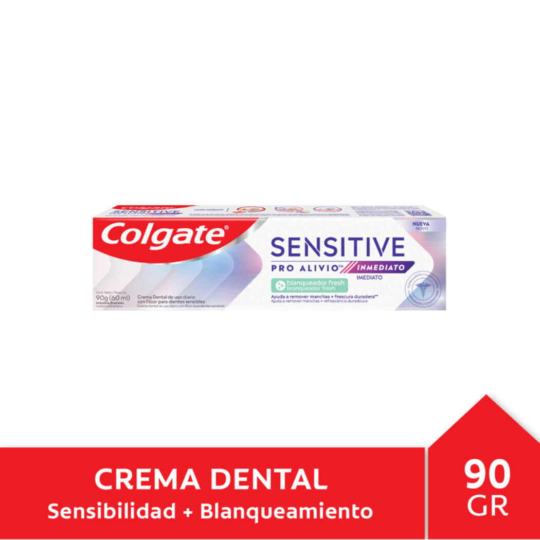 Pasta Dental Colgate Sensitive Pro Alivio Real White 90g