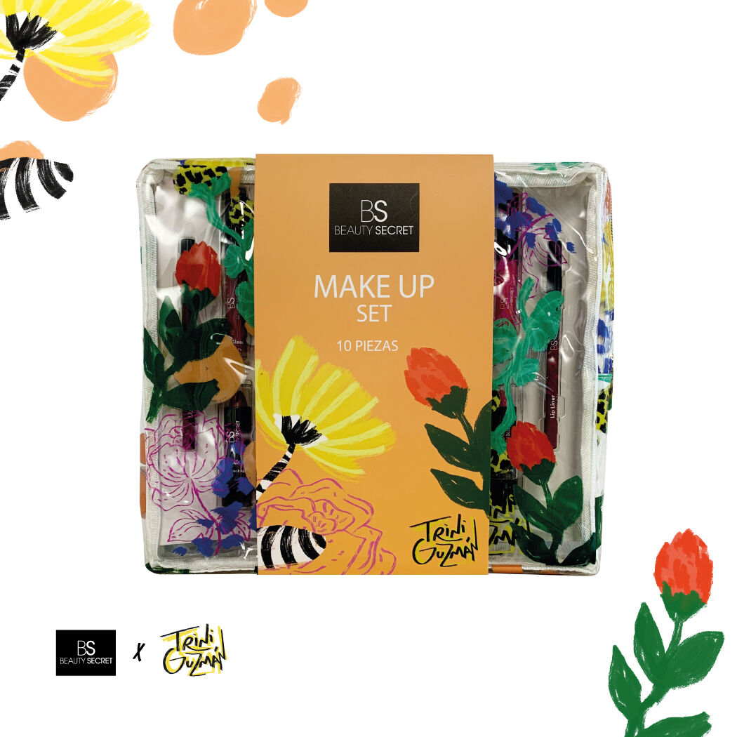 Trini Guzmán x BS Beauty Secret Cosmetic Make Up 10 Unidades