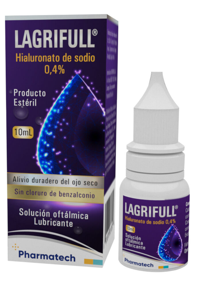 Lagrifull Lágrimas Artificiales 0.4% Hialuronato Sódico Solución Oftálmica 10ml