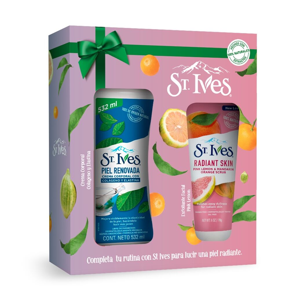 St. Ives Crema Elastina + Pink Mandarin