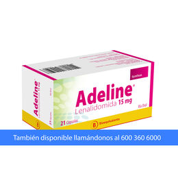 Adeline (B) Lenalidomida 15mg 21 Cápsulas