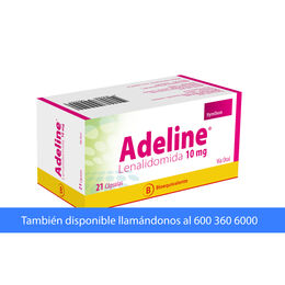 Adeline (B) Lenalidomida 10mg 21 Cápsulas