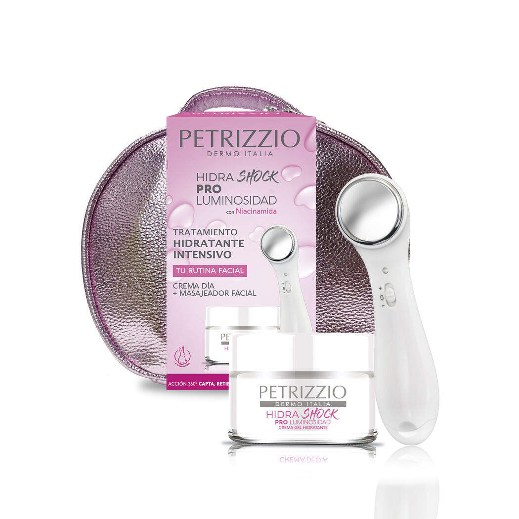 Petrizzio Hidra Shock Crema de Día + Masajeador Facial