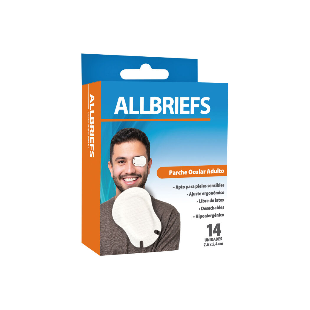 Allbriefs Parche Ocular Adulto 14 Unidades