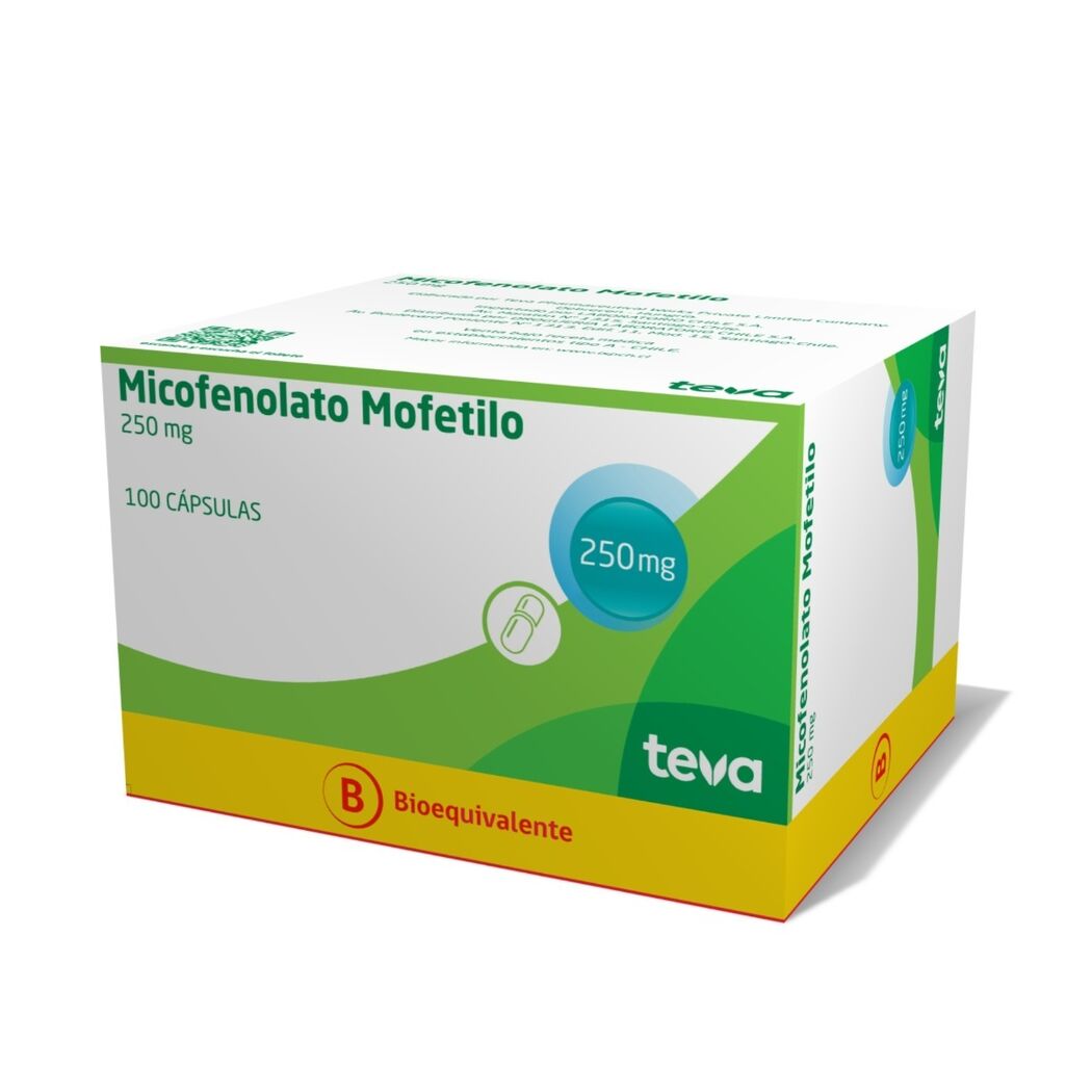 Micofenolato (B) 250mg 100 Cápsulas