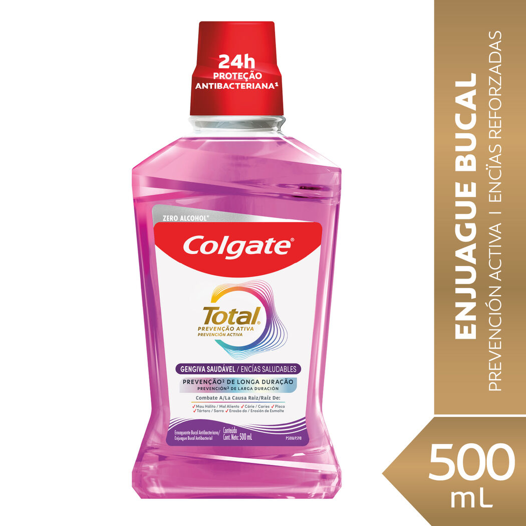 Enjuague Bucal Colgate Total Encías Saludables 500ml