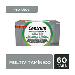 Centrum Silver Multivitamínico x 60 Comprimidos