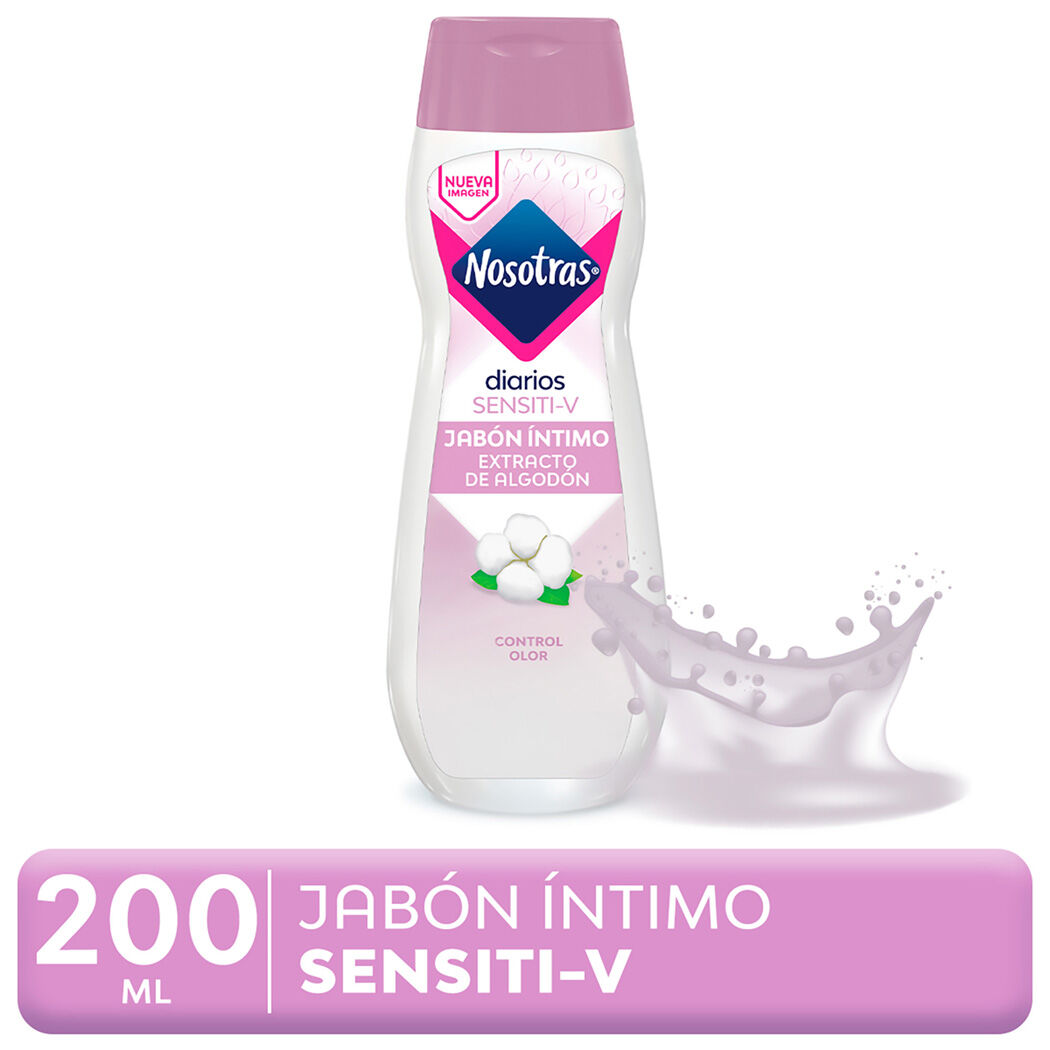 Jabón Líquido Íntimo Nosotras Sensiti-V 200ml