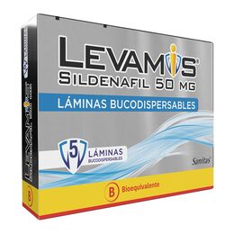 Levamis (B) Sildenafil 50mg 5 Laminas Bucodispersables