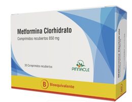 Metformina (B) 850mg 30 Comprimidos Recubiertos